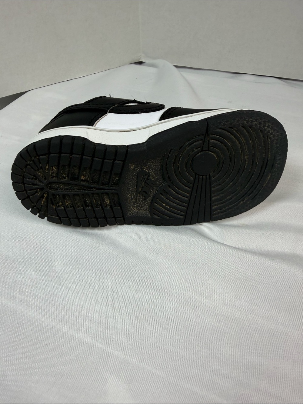 Nike Dunk Low Toddler Size 6C Black White Panda Leather Shoes Sneakers - Picture 6 of 9